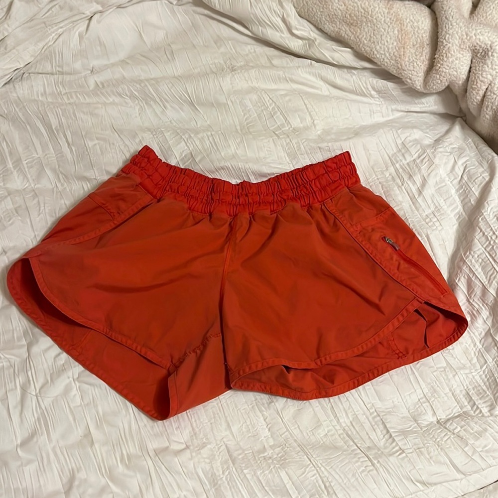 Lululemon red shorts